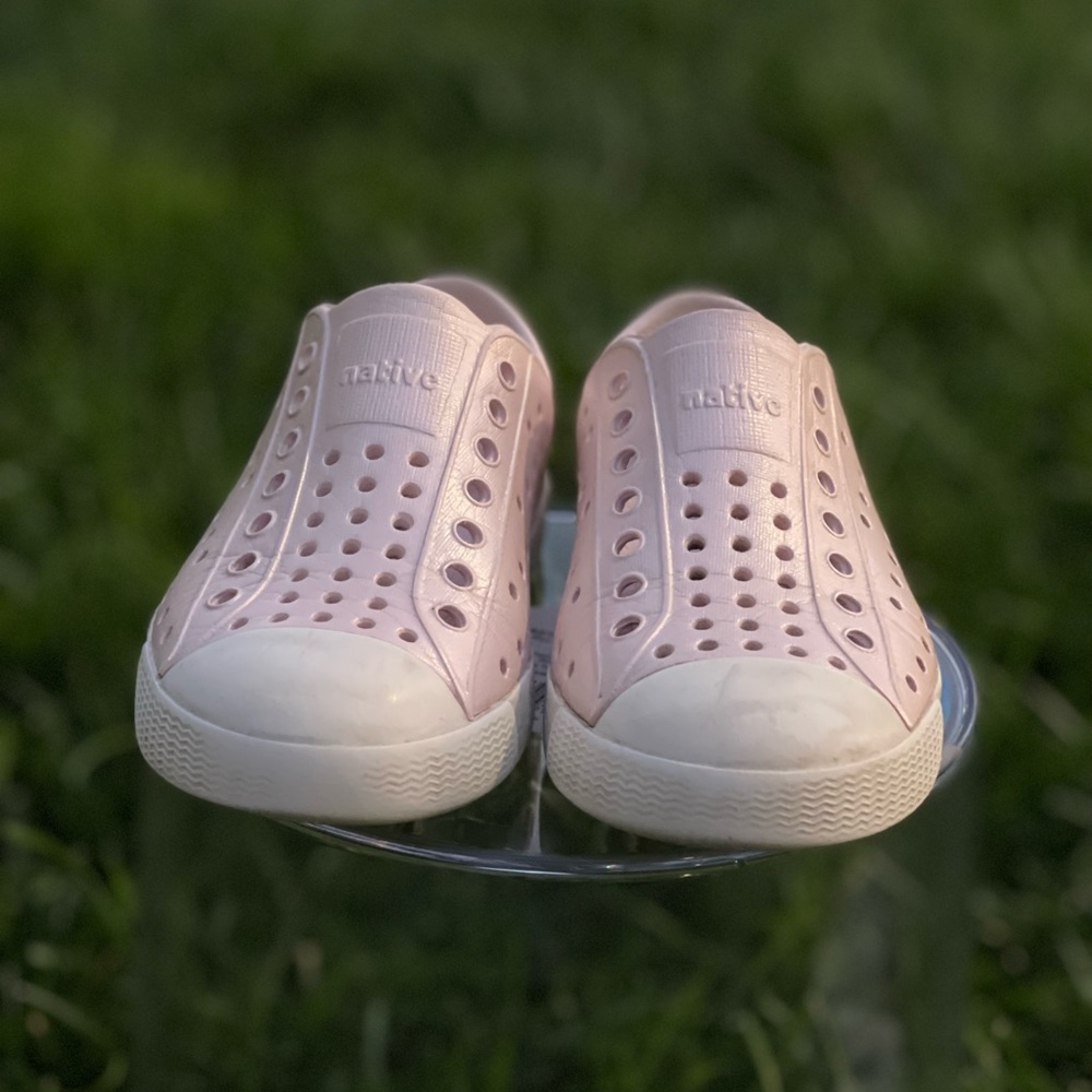Native Shoes Jefferson Slip-On Vegan Sneaker Light Pink Toddler Girls